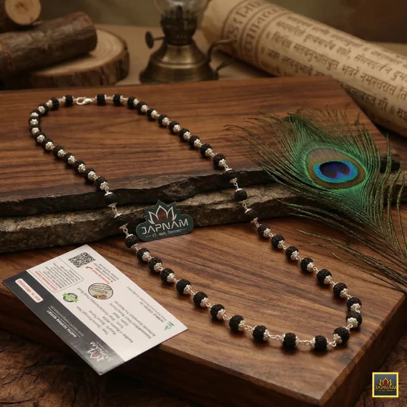 Silver Plated Eternal Karungali Mala –