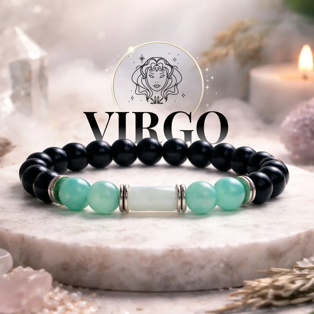 Fluorite Zodiac Band – Virgo