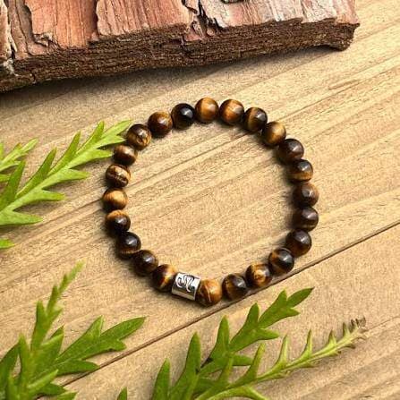 Tiger Eye Zodiac Band – Leo